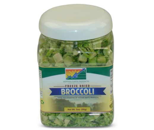 freeze dried broccoli: Mother Earth Products Freeze Dried Broccoli